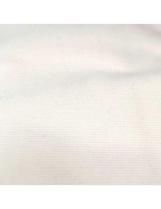 Coupon habillement coton 300 x 150 cm blanc