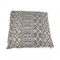 Housse de coussin jacquard 60 x 60 cm noir