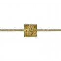 Chaîne tubulaire 3 mm doré