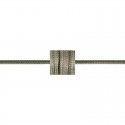 Chaîne tubulaire 3 mm argenté Chaîne tubulaire 3 mm argenté