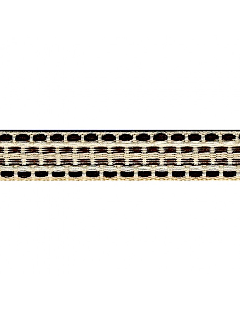 Galon lézarde 14 mm beige Galon lézarde 14 mm beige