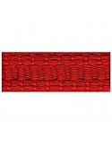 Galon lézarde 14 mm rouge Galon lézarde 14 mm rouge