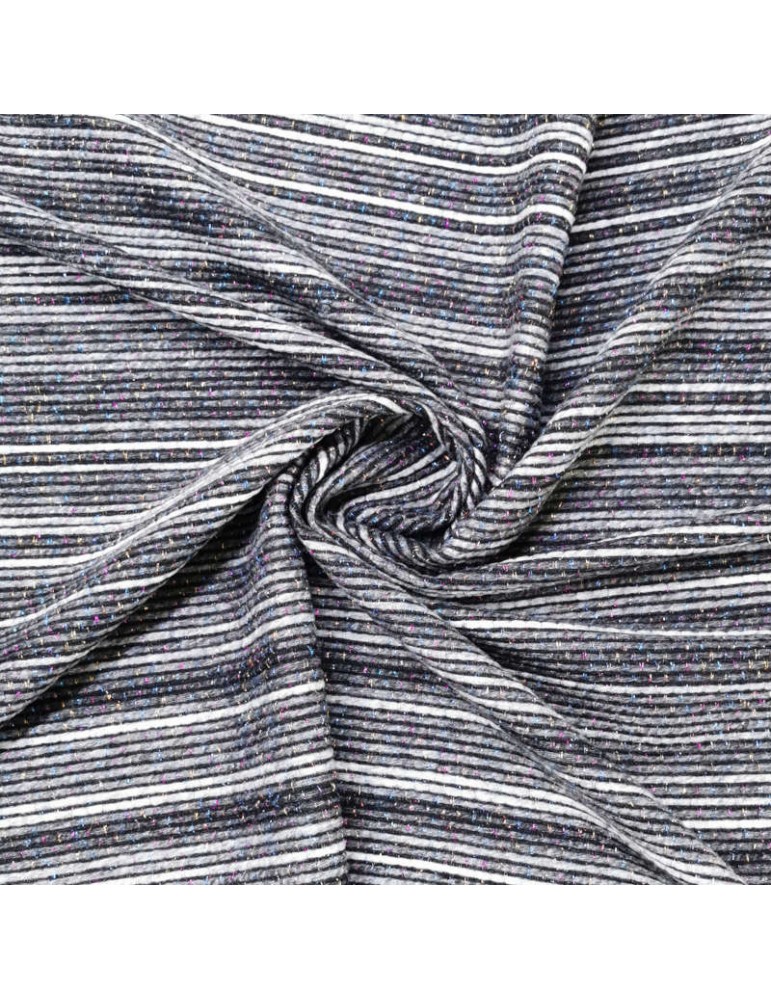 Tissu lainage gris Tissu lainage gris