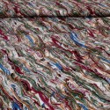 Tissu viscose végétal multicolore Tissu viscose végétal multicolore