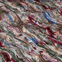 Tissu viscose végétal multicolore Tissu viscose végétal multicolore