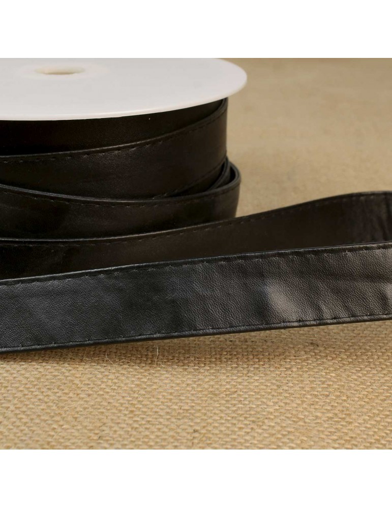 Sangle simili noire 25 mm Sangle simili noire 25 mm