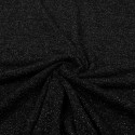 Tissu jersey métal noir Tissu jersey métal noir