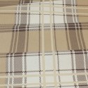 Tissu coton/polyester carreaux beige Tissu coton/polyester carreaux beige
