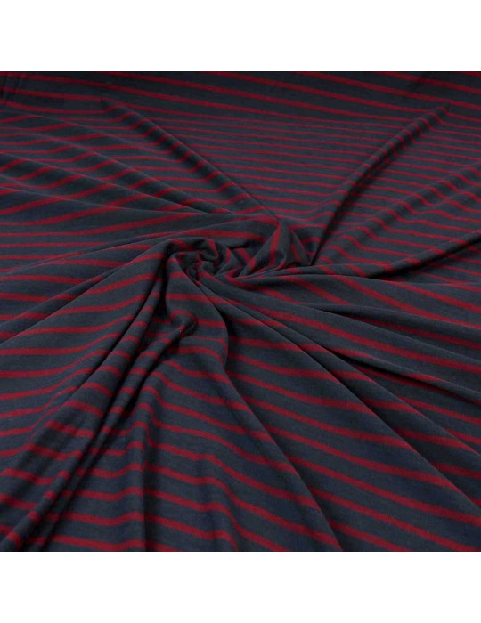 Tissu d'habillement rayures grande largeur bleu