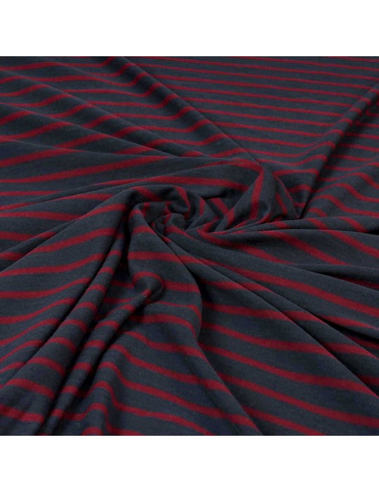 Tissu d'habillement rayures grande largeur bleu