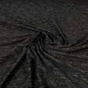 Tissu d'habillement polyester/élasthanne noir