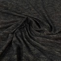 Tissu d'habillement polyester/élasthanne noir