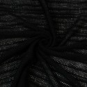 Tissu lainage tricot noir