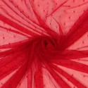 Tissus résille polyamide rouge Tissus résille polyamide rouge