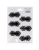 Brandebourgs noirs 7 cm