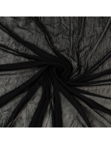 Tissu résille polyamide noir