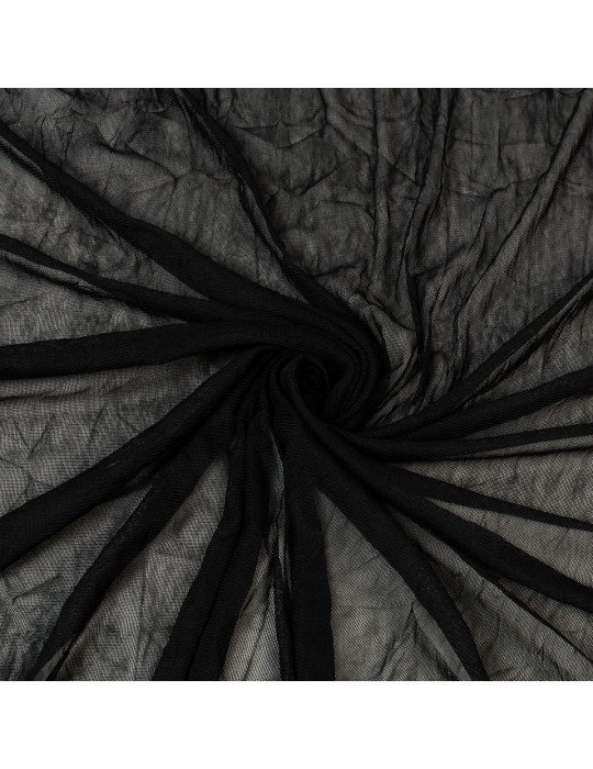 Tissu résille polyamide noir
