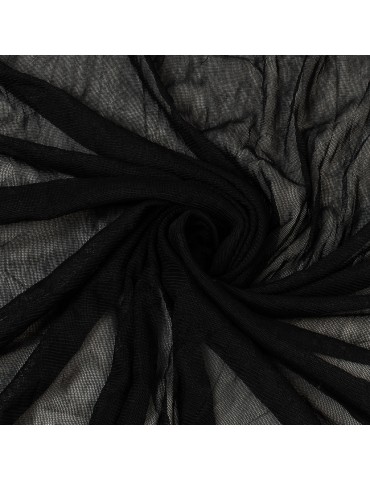 Tissu résille polyamide noir