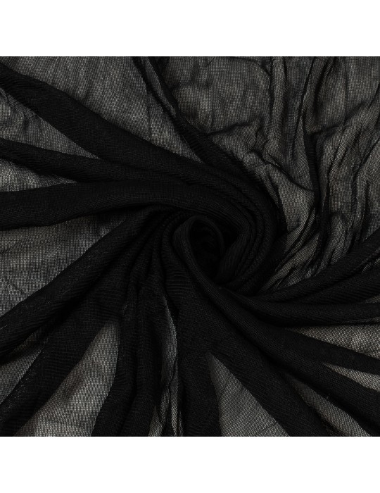 Tissu résille polyamide noir