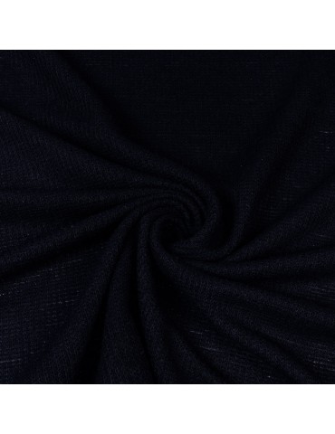 Tissu jersey uni marine 140 cm