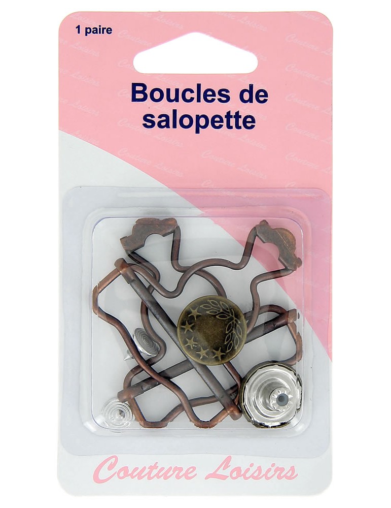 Boucles salopettes bronze x2 Boucles salopettes bronze x2