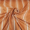 Tissu viscose imprimé rayures marron Tissu viscose imprimé rayures marron