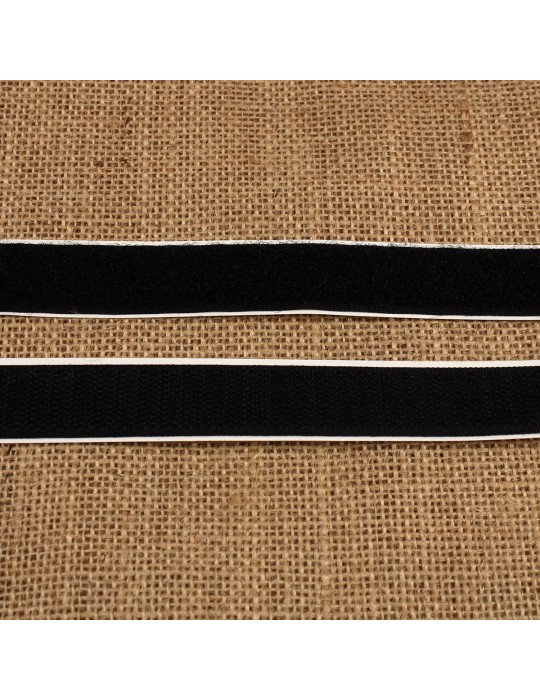 Ruban auto-agrippant adhésif noir mâle/femelle 20 mm