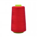 Cône fil à coudre 100 % polyester 3000 yards rouge