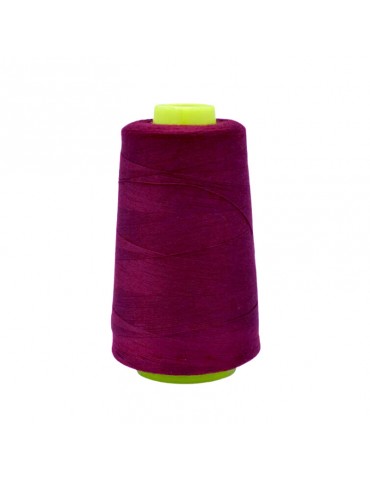 Cône fil à coudre 100 % polyester 3000 yards bordeaux