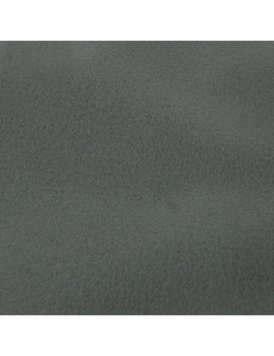 Tissu velours polaire uni rouge
