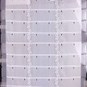Voilage modulable largeur 90 cm blanc