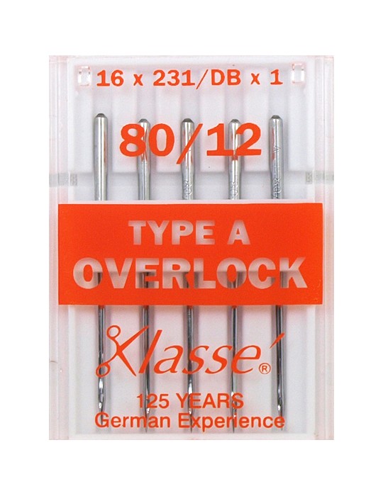 Aiguilles machine à surfiler 80/12