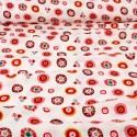 Tissu double gaze Fantaisie blanc Tissu double gaze Fantaisie blanc