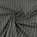 Tissu jersey rayure gris Tissu jersey rayure gris