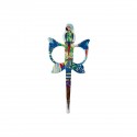 Ciseaux de broderie fantaisie 9 cm perroquet bleu Ciseaux de broderie fantaisie 9 cm perroquet bleu