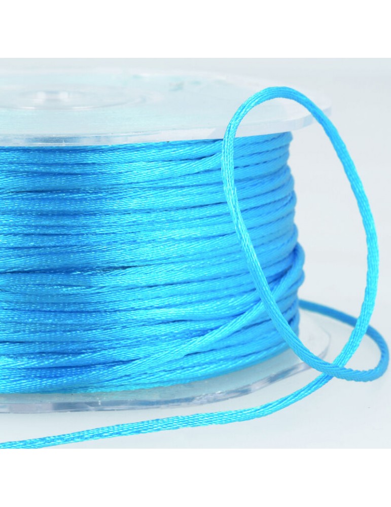 Cordon queue de rat 2 mm bleu Cordon queue de rat 2 mm bleu