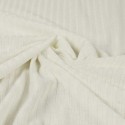 Tissu jersey maille côtelé écru Tissu jersey maille côtelé écru