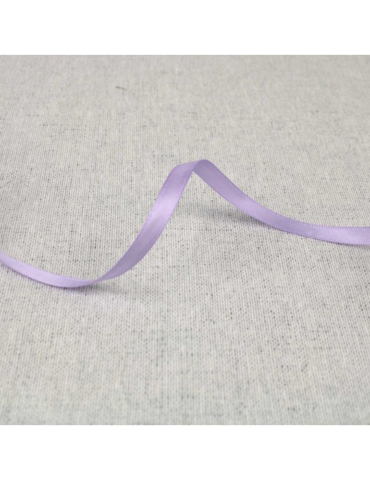 Ruban satin double face 6 mm violet