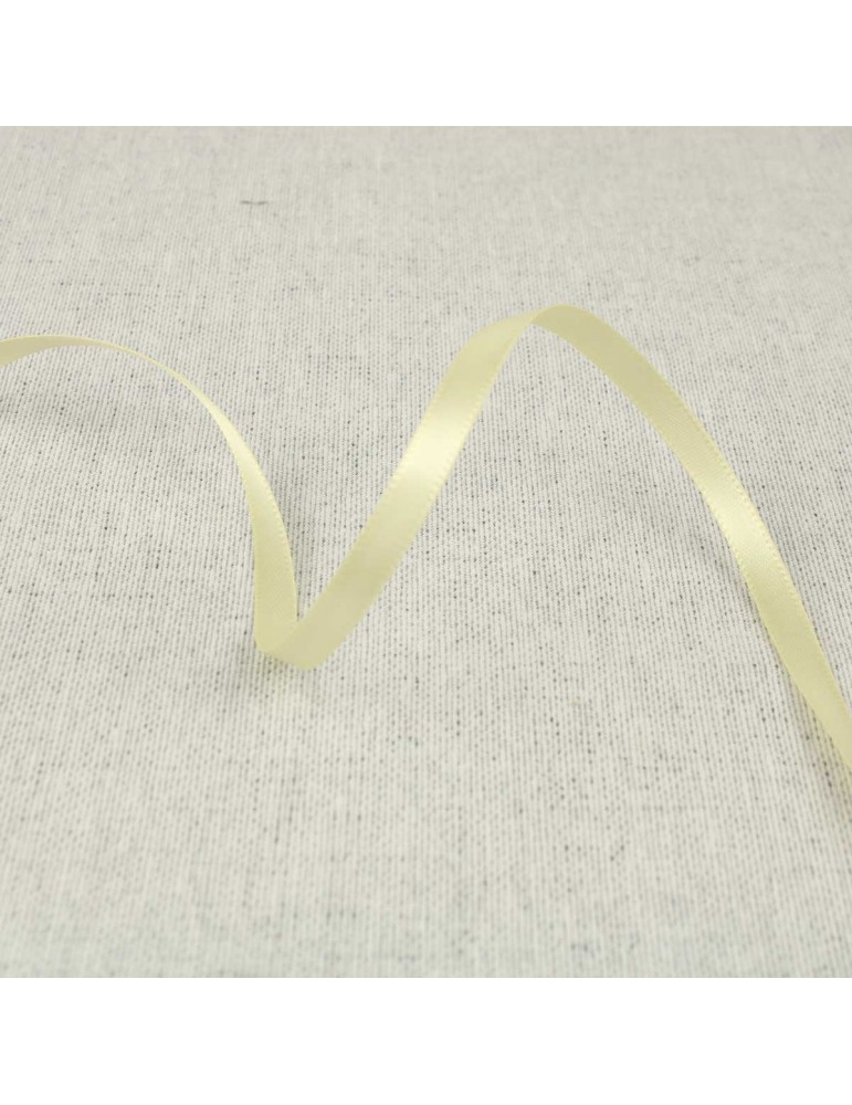 Ruban satin double face 6 mm blanc Ruban satin double face 6 mm blanc