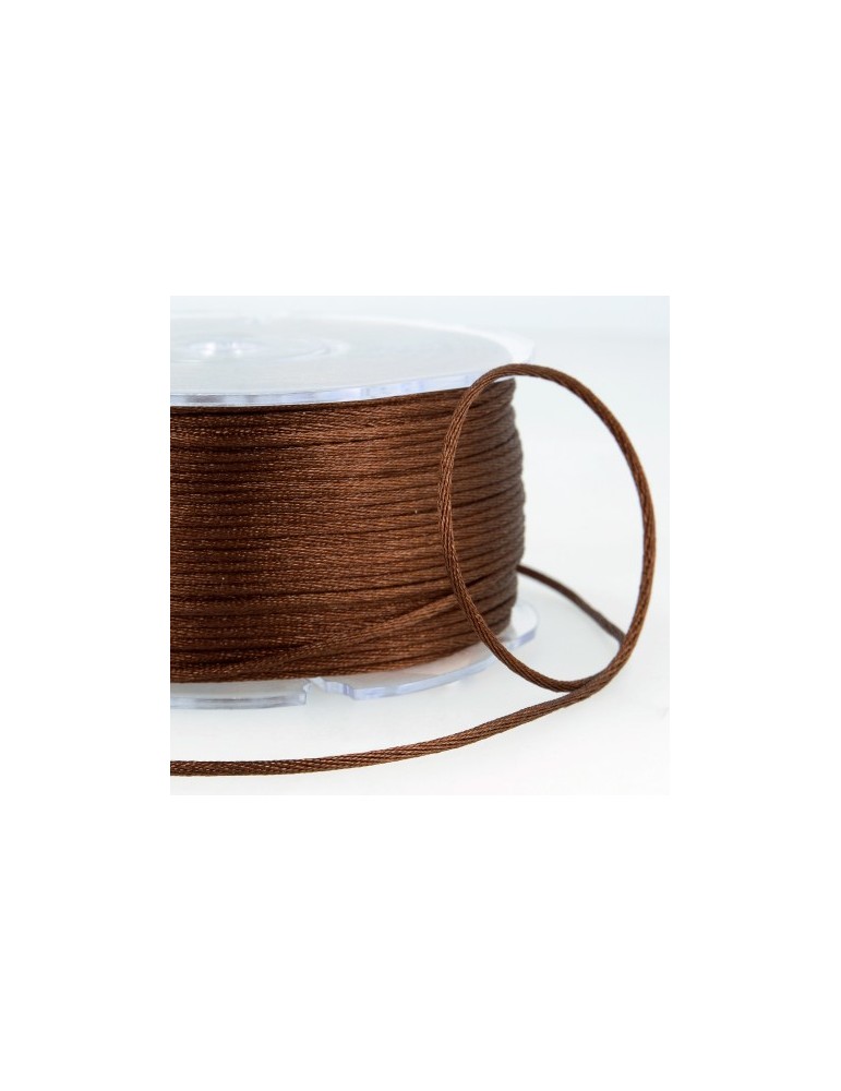 Cordon queue de rat 2 mm marron Cordon queue de rat 2 mm marron
