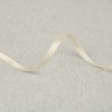 Ruban satin double face 6 mm blanc