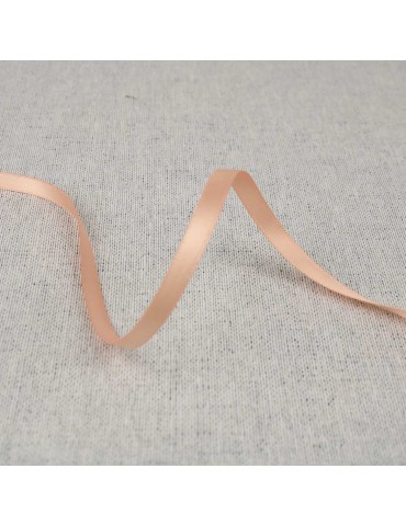 Ruban satin double face 6 mm rose