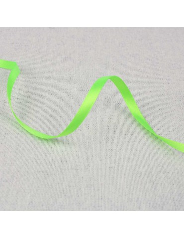 Ruban satin double face 6 mm vert