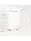 Cordon queue de rat 2 mm blanc Cordon queue de rat 2 mm blanc