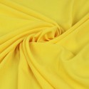 Tissu mousseline uni jaune