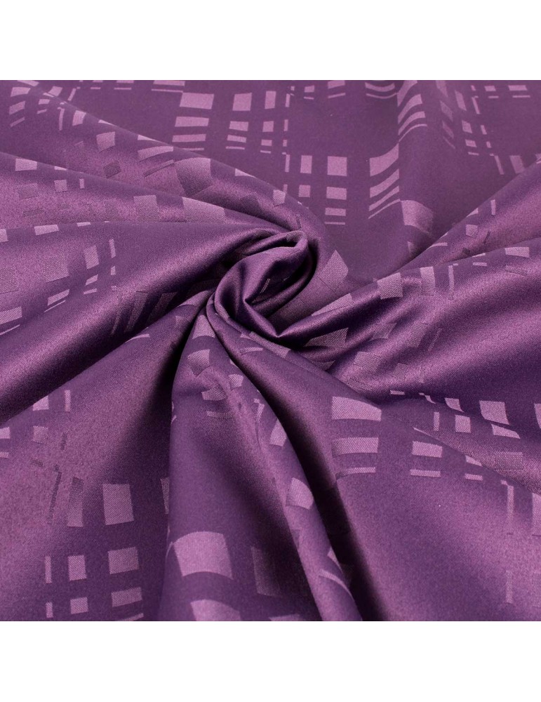 Coupon tissu antitaches 150 x 180 cm violet