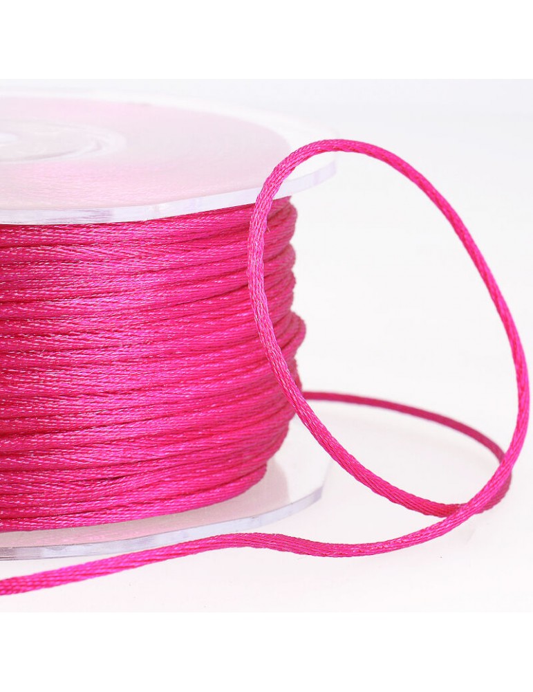 Cordon queue de rat 2 mm rose