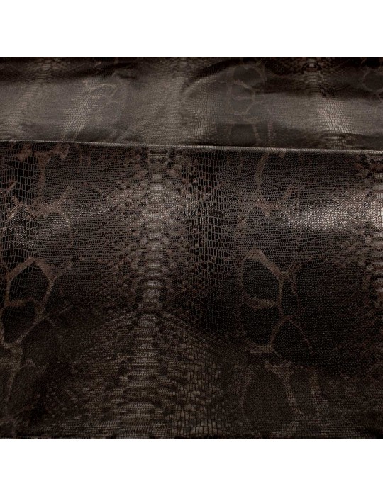 Coupon toile reptile 300 x 137 cm marron