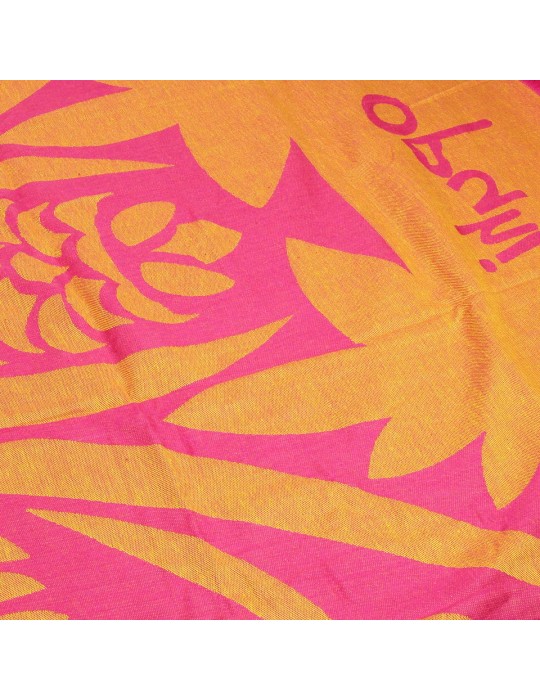 Fouta coton 100 x 200 cm rose