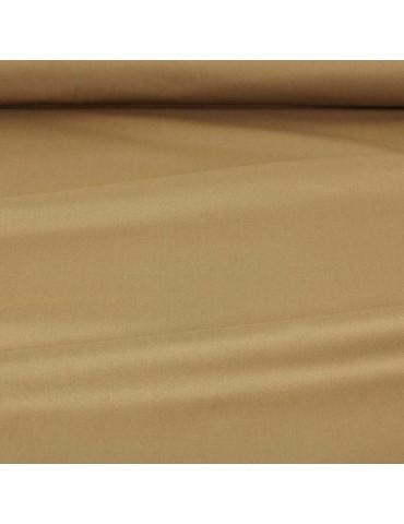 Tissu coton uni camel